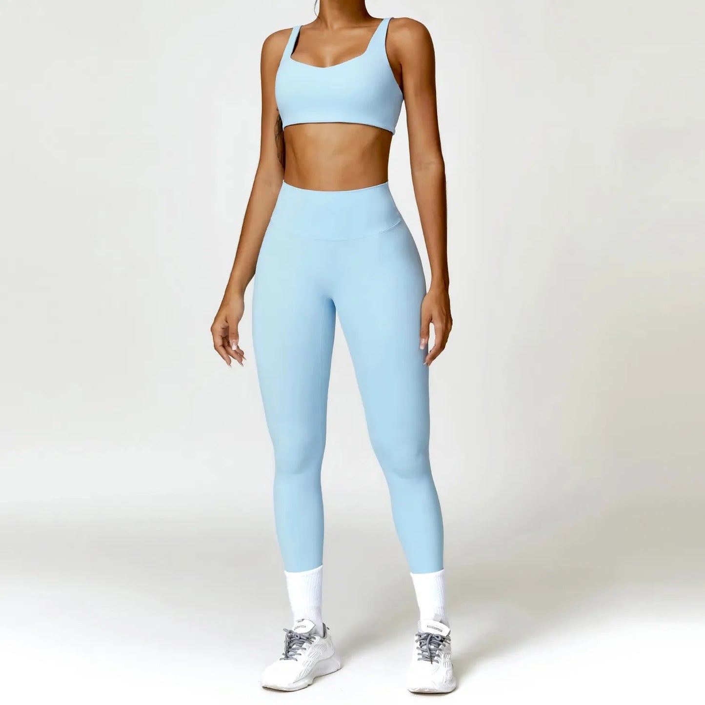 Conjunto de Sujetador y Pantalones de Tela Elegante