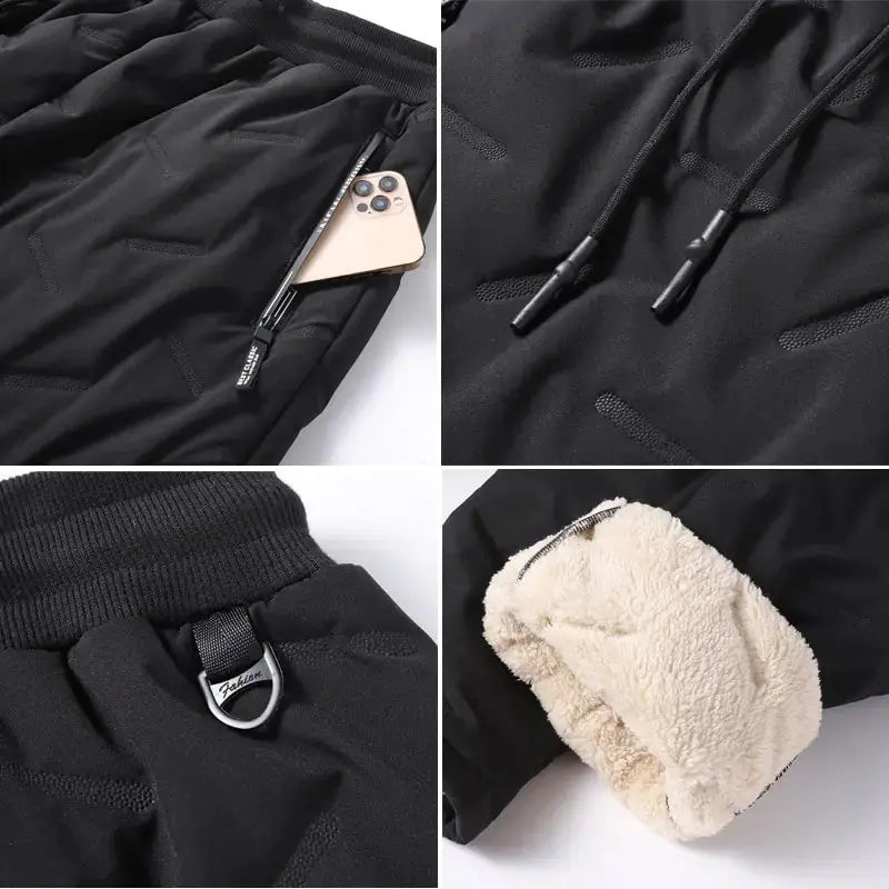 Premium Winter Lambswool Sweatpants for Men