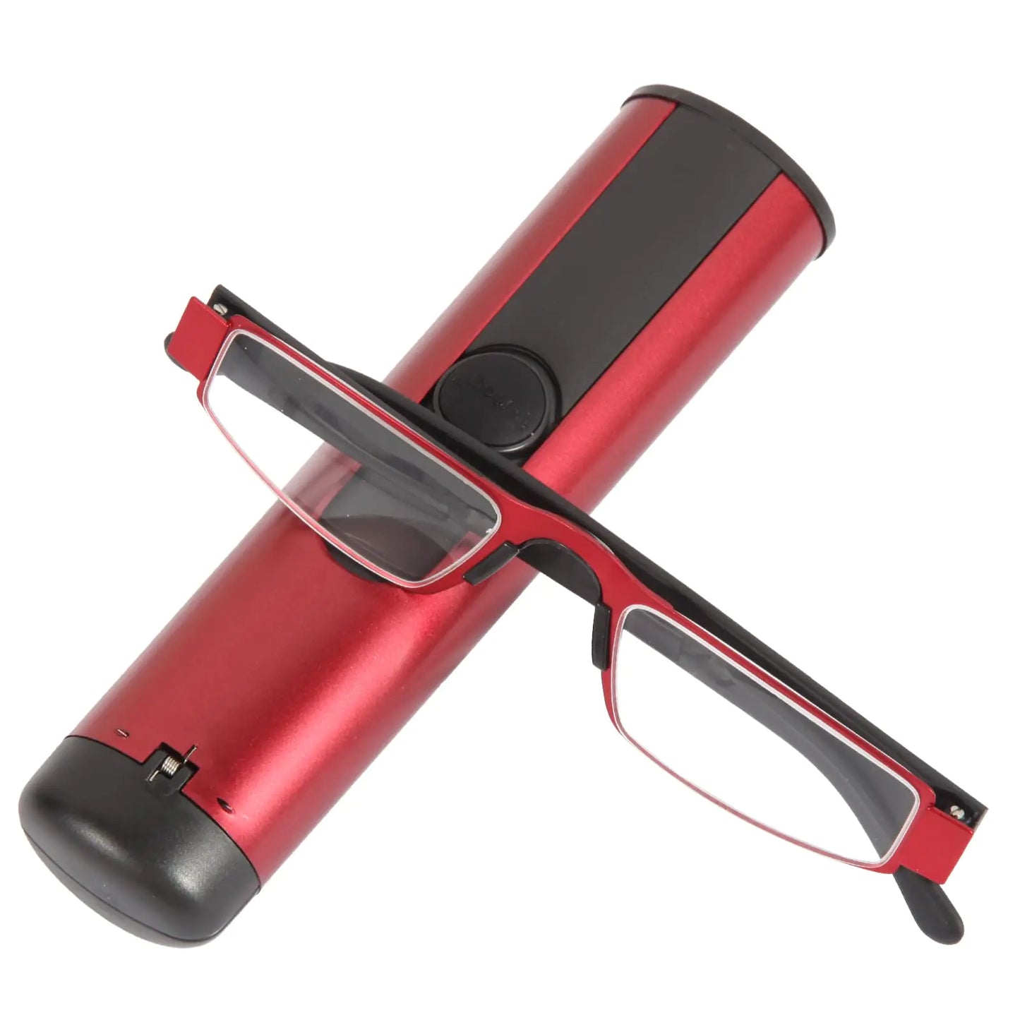 Lunettes de lecture I-Mag Executive Slim en métal avec étui rigide (1.50 Rouge)