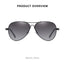 BARCUR Polarized Pilot Sunglasses for Men - Stylish UV400 Protection