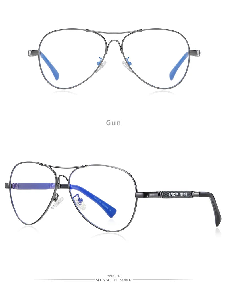 BARCUR Polarized Pilot Sunglasses for Men - Stylish UV400 Protection