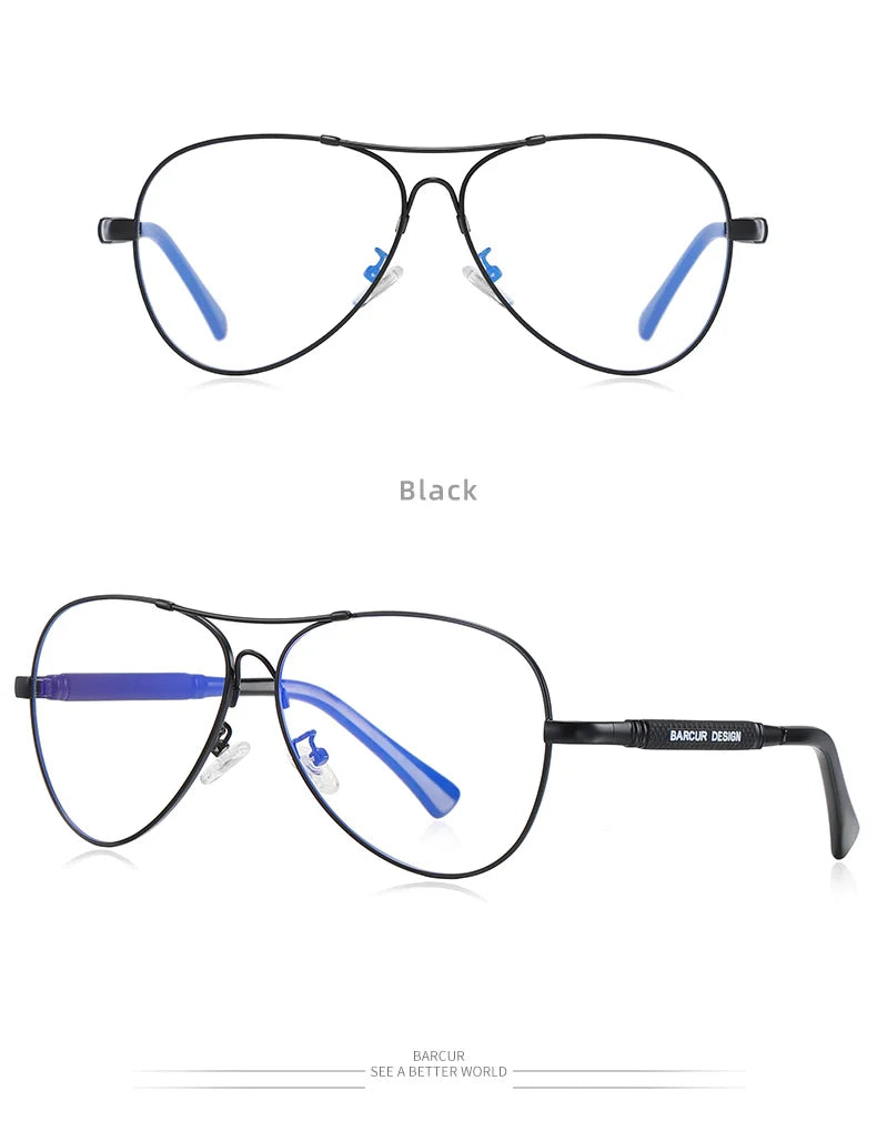 BARCUR Polarized Pilot Sunglasses for Men - Stylish UV400 Protection