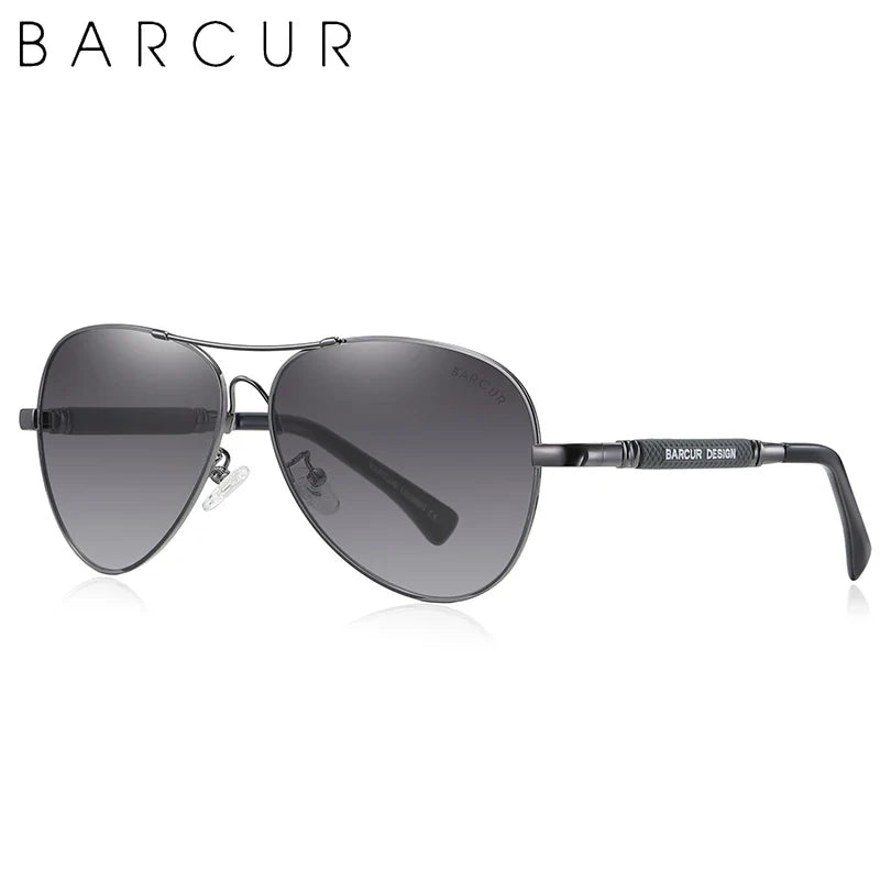 BARCUR Polarized Pilot Sunglasses for Men - Stylish UV400 Protection