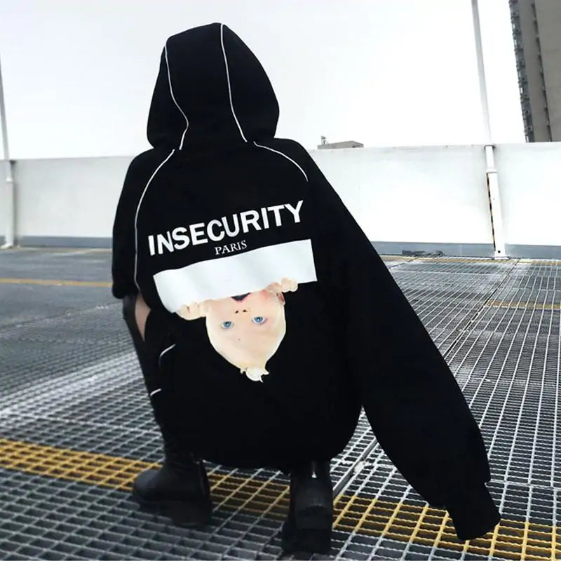 Chaqueta con Capucha Insecurity para Hombres y Mujeres