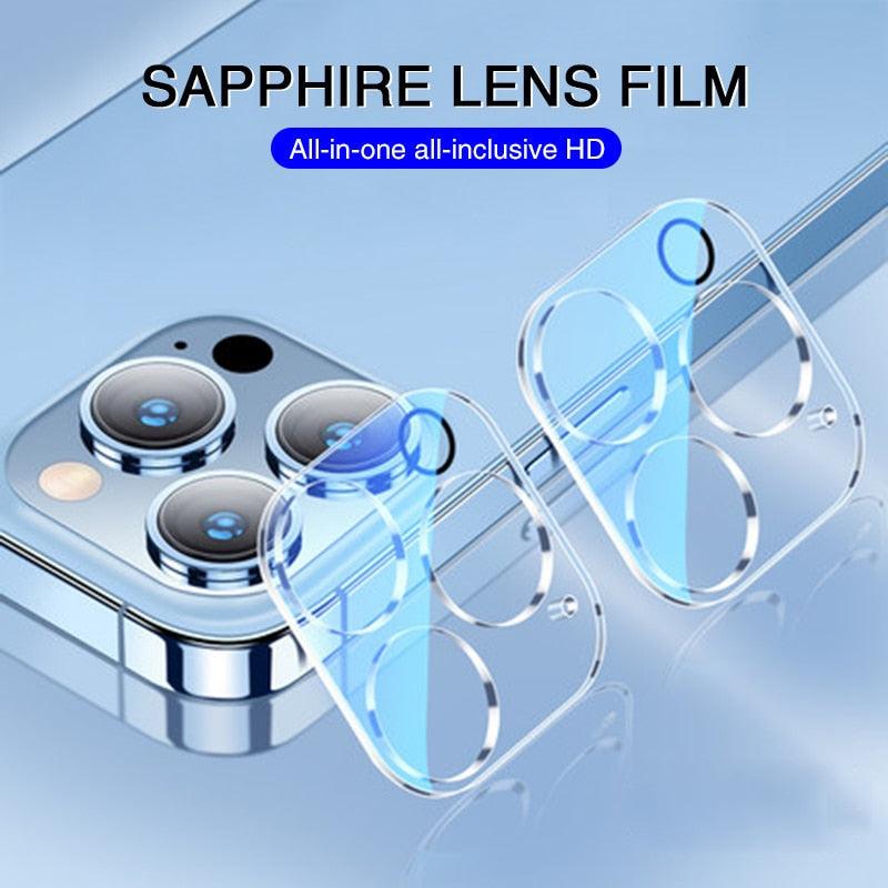 9D Tempered Glass Camera Lens Protector for iPhone