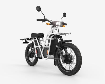 UBCO 2x2 Adventure Bike - White with Saddle Bags and Speakers (Demo)
