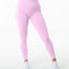 Leggings taille haute à fronces pour femmes