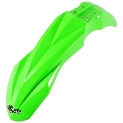 UFO Fluorescent Green Plastic Front Fender for Kawasaki