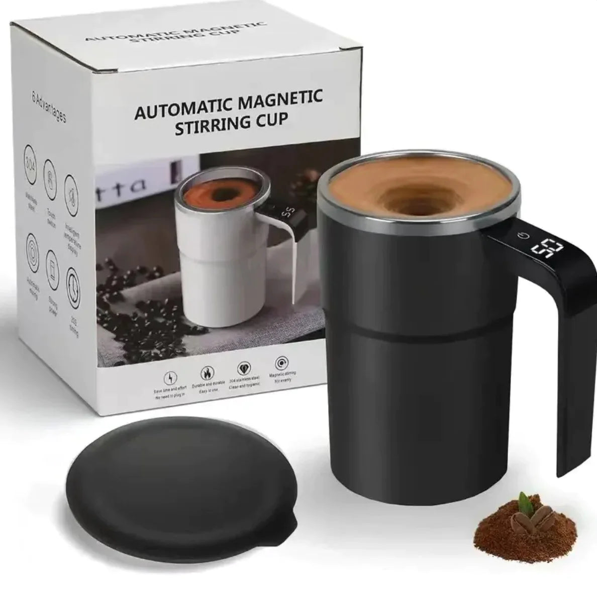 Tasse à café auto-mélangeante