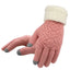 Guantes de punto de invierno premium para mujeres