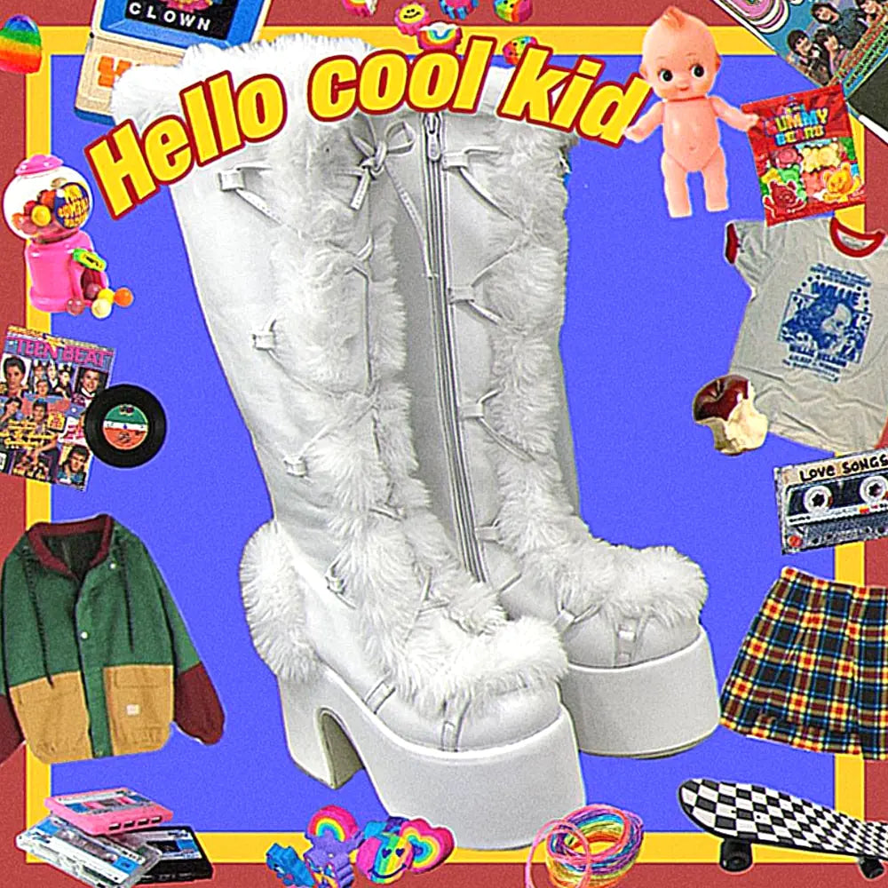 Bottes d'hiver à talons épais