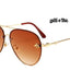 Gafas de sol piloto de lujo Bee