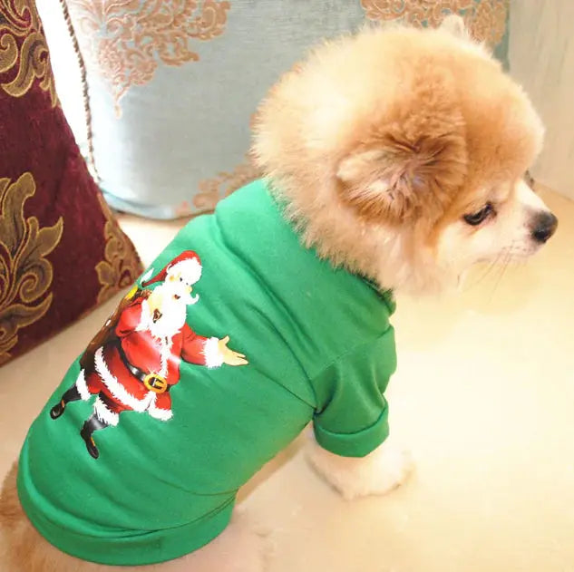 Camisa Navideña Festiva para Perros para Alegría de Vacaciones