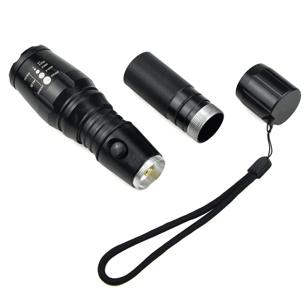 Lampe de poche tactique LED premium 90000LM avec 5 modes