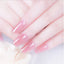 Kit de Poly Gel pour Nail Art Français avec Pinceau UV et Conseils d'Ongles