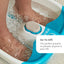 Homedics Bubble Mate Spa de pies con nodos de masaje y piedra pómez