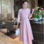 Robe unie élégante