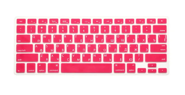 US Russian Keyboard Stickers Covers 2pcs Letters Film Protector for Macbook Air 13 Pro Retina 13 15 Laptop Skin for Mac book - Korvel