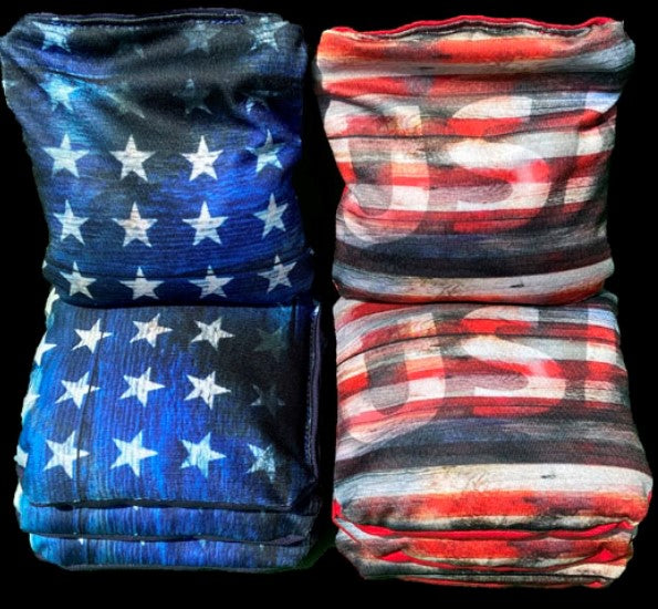 Premium USA Flag Cornhole Boards - Built to Last - Korvel