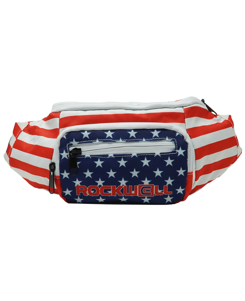 Patriotic USA Flag Fanny Pack - Rockwell Time - Korvel