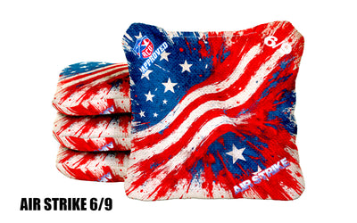 USA 'MERICA - Premium ACO Stamped Pro Cornhole Bags - All Speeds Available - Korvel