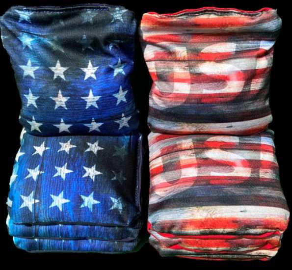 Premium American Flag Cornhole Game Set - Korvel