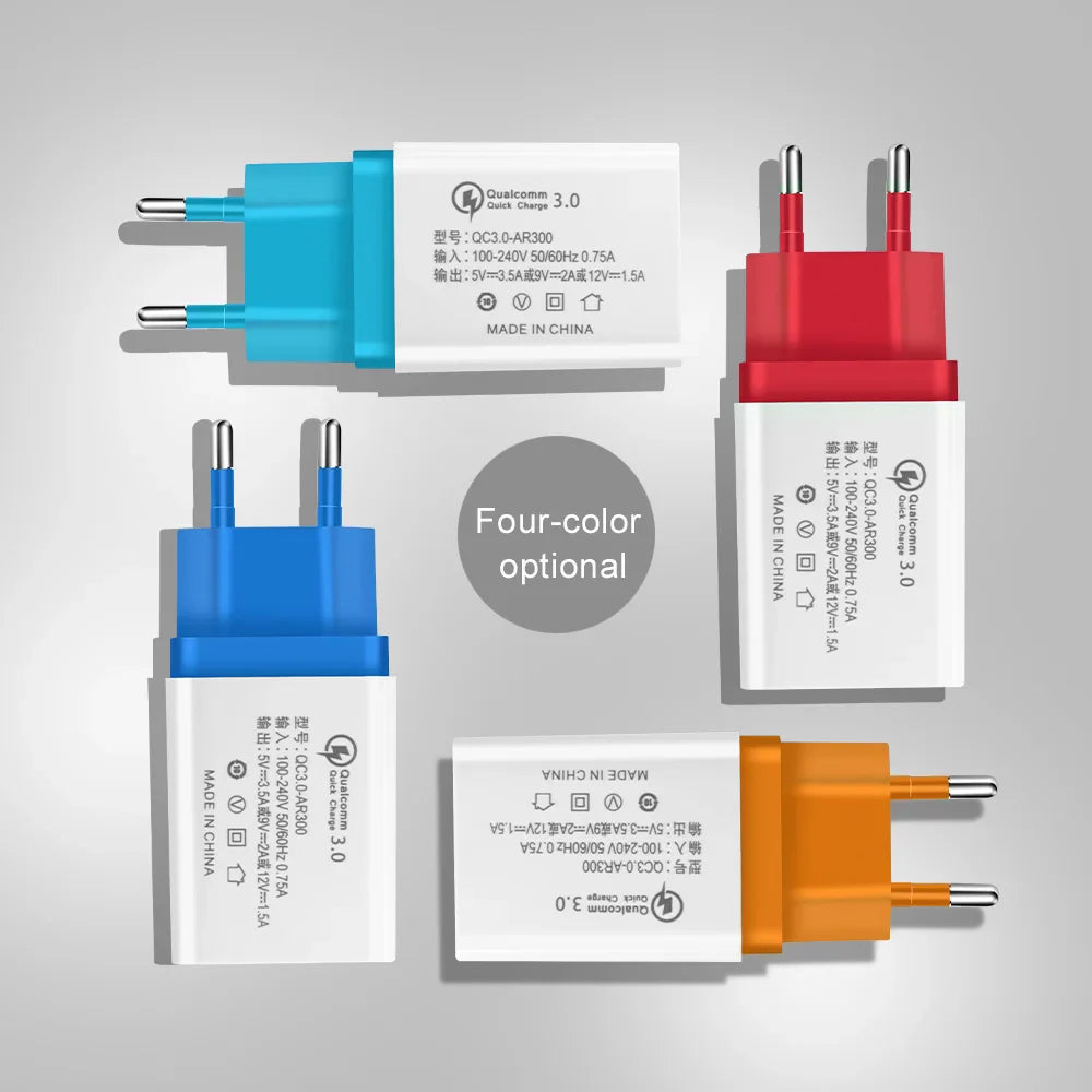 Premium USB Quick Charge 3.0 Mobile Phone Charger