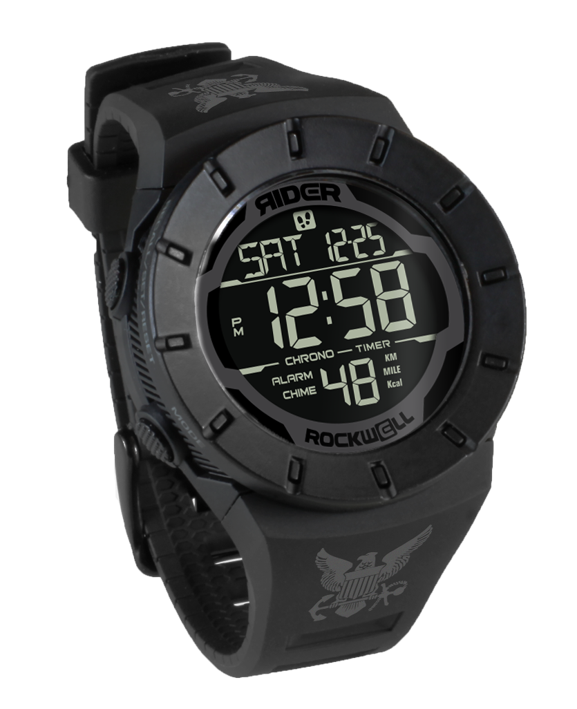 Coliseum Fit™ Forum - Phantom Black Navy Edition Watch - Korvel