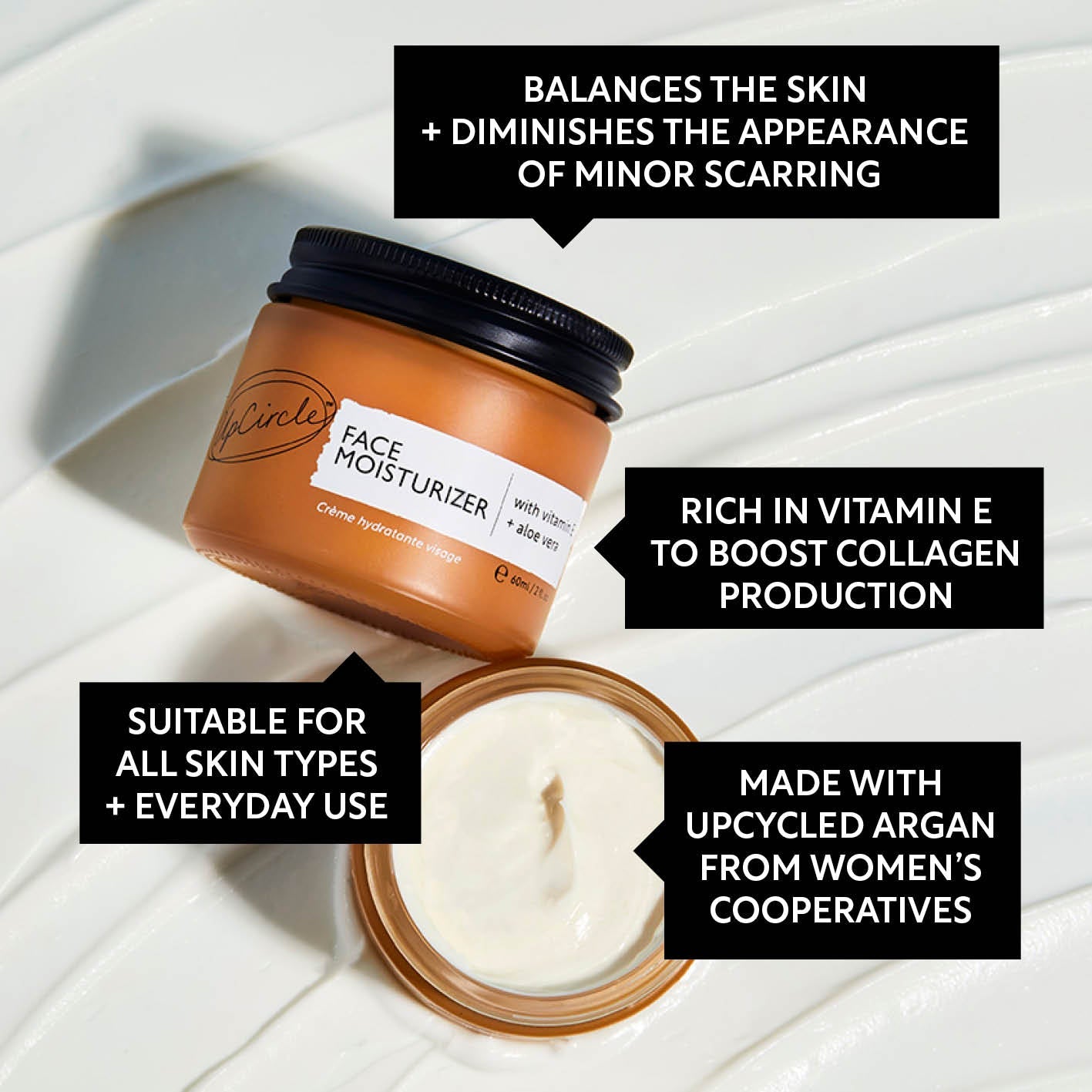 Face Moisturizer with Vitamin E - Korvel