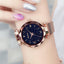 Montre à Quartz de Luxe pour Femmes STEVVEX - Design Magnétique Ciel Étoilé