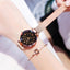 Montre à Quartz de Luxe pour Femmes STEVVEX - Design Magnétique Ciel Étoilé
