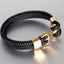 Pulsera de Ancla de Acero de Titanio Elegante para Hombres y Mujeres