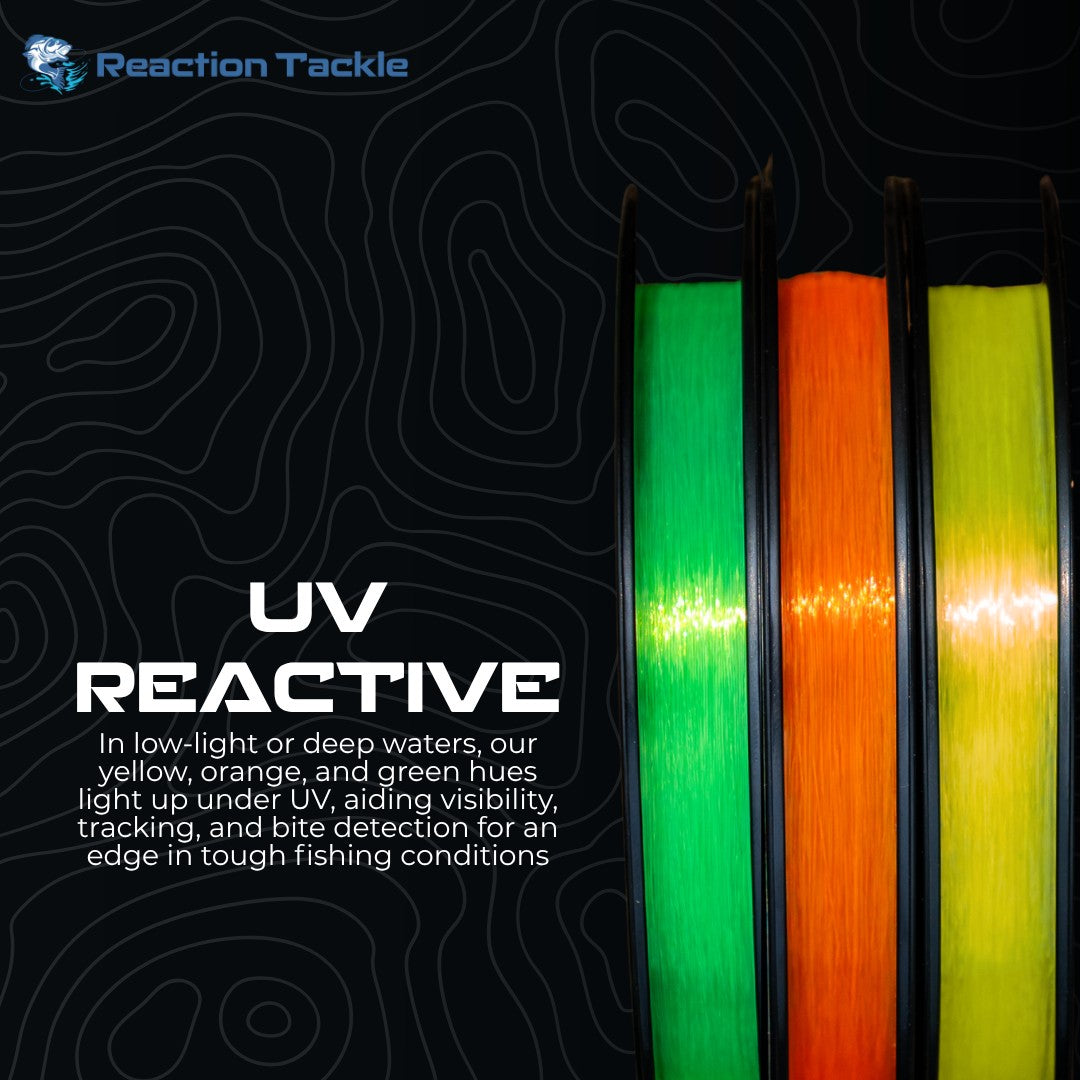 Premium Reaction Tackle Monofilament Fishing Line - Strong & Versatile