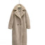 Manteau Long en Cachemire d'Agneau pour l'Hiver