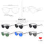 BARCUR Trendy Women's Polarized Round Frame Sunglasses