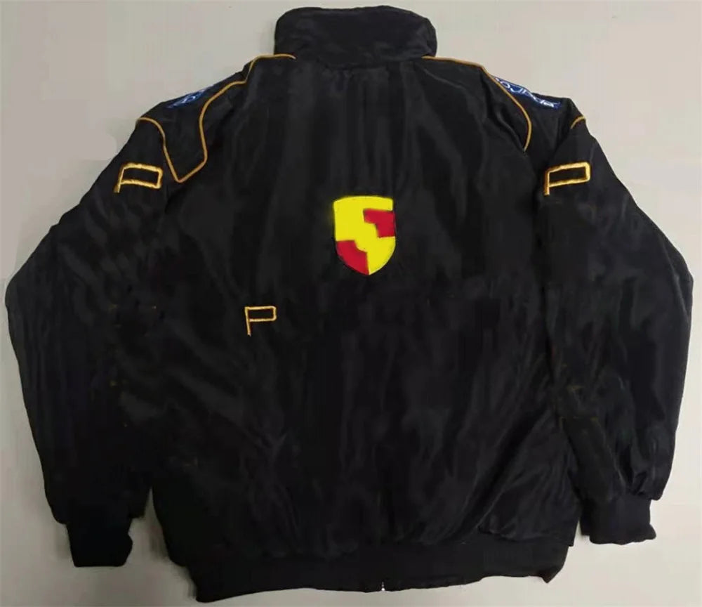 Premium Embroidered Motorcycle Jacket for Adventurers