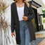 Women's Long Solid Color Sweater