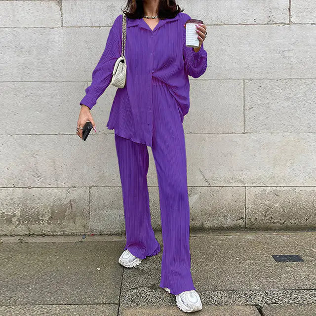 Conjunto de Traje Sólido para Elegancia Profesional
