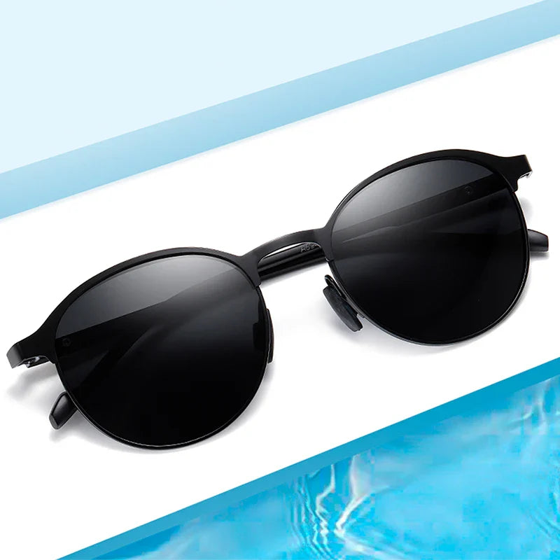 BARCUR Trendy Women's Polarized Round Frame Sunglasses