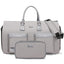 Sac à vêtements convertible avec trousse de toilette - Gris clair