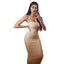 Vestido Largo Elegante Sin Tirantes para Ocasiones Especiales