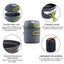 Kit de Utensilios de Camping Premium para Exterior