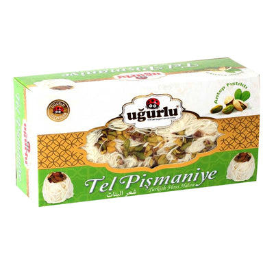 Uğurlu Pistachio Tel Pişmaniye – 220g (Fıstıklı Tel)