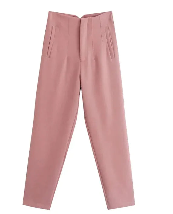 Pantalons crayon taille haute élégants pour femmes