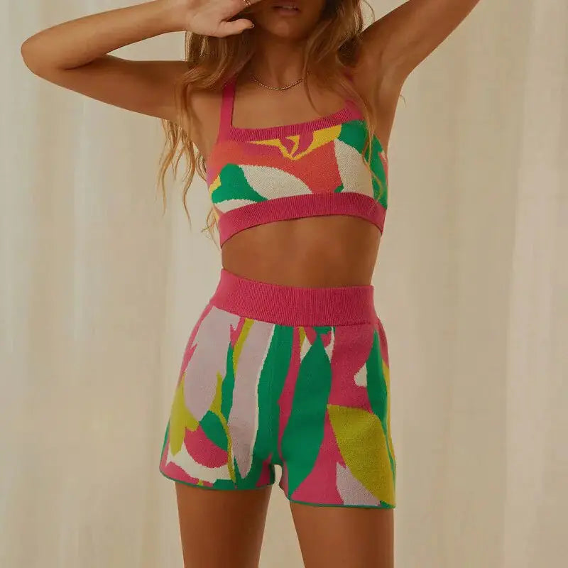 Ensemble Tricot Chic Deux Pièces pour Femmes