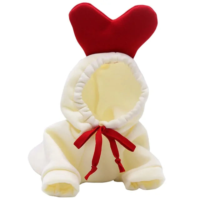Manteau d'hiver pour chien à thème fruité
