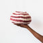 Berry Red Pathways Decorative Wool Ukhamba Bowl - Korvel