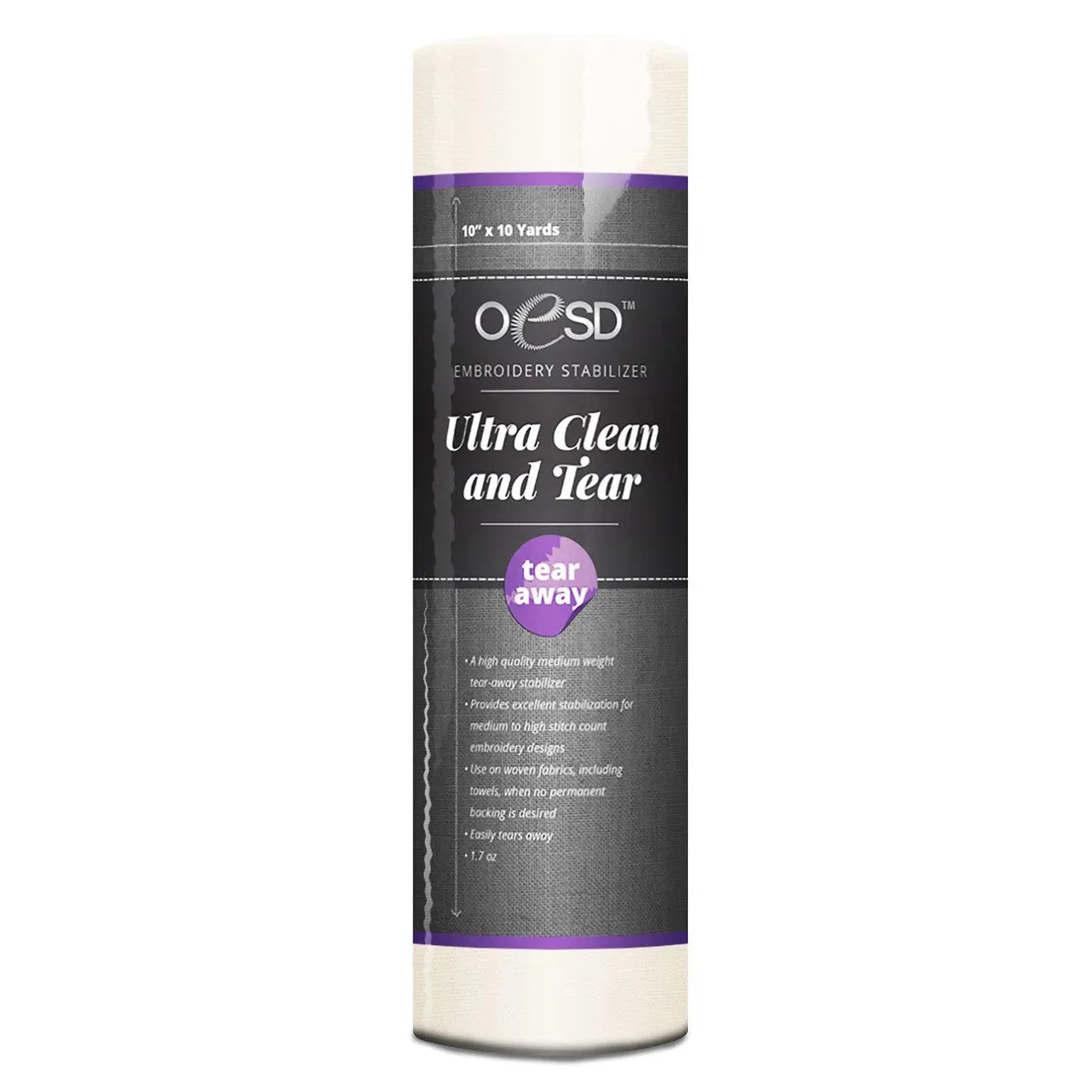 Ultra Clean y Tear Stabilizer - 10in x 10 yds