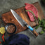 Couteau de Chef en Acier Damas Premium