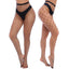 Charmnight Women's High Waist Fishnet Tights - Thigh High Pantyhose